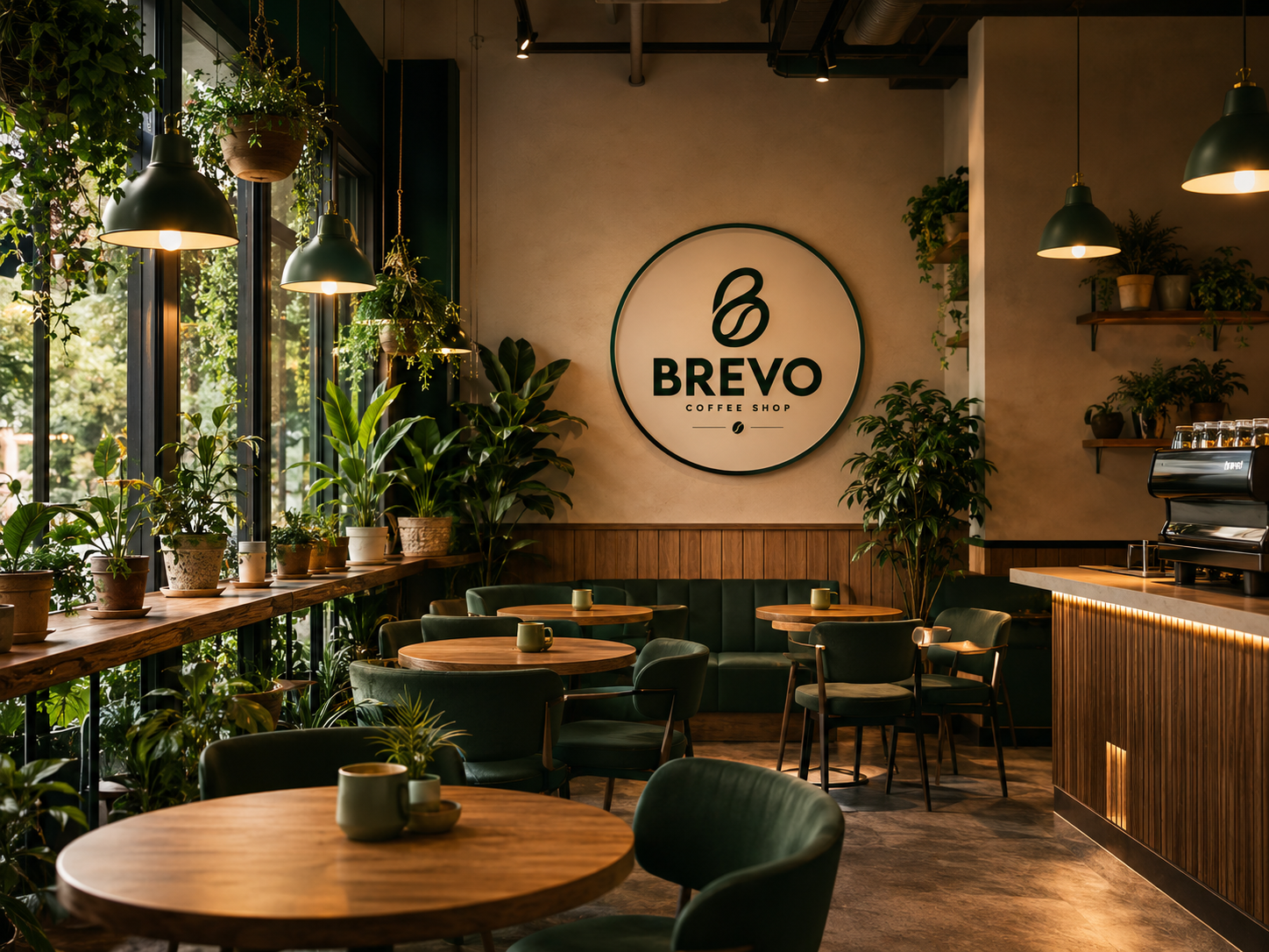 BREVO coffee shop interior